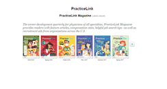 Desktop Screenshot of magazine.practicelink.com